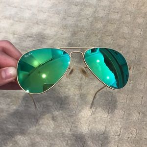 Ray Ban Aviator flash lenses
